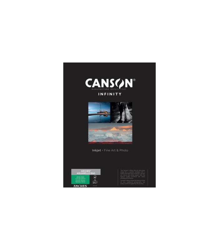 Canson Infinity Arches Aquarelle Rag 310g A2 / 25 feuilles
