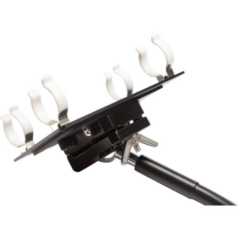 Nanlite Support Double T12 avec Tube Col de Cygne pour 2 Pavotubes