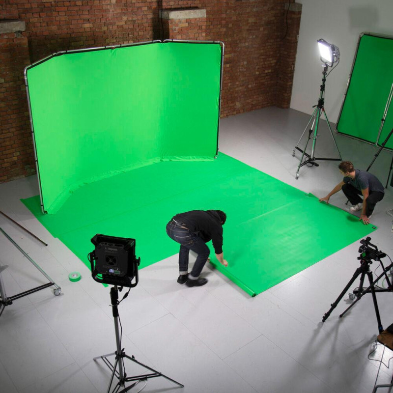 Manfrotto Bande de sol Chroma Key vert en vinyle 1,37x4m