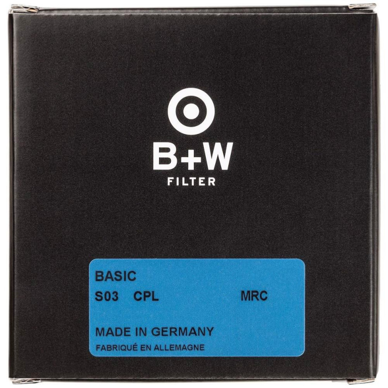 B+W Basic Filtre Polarisant Circulaire MRC D.105