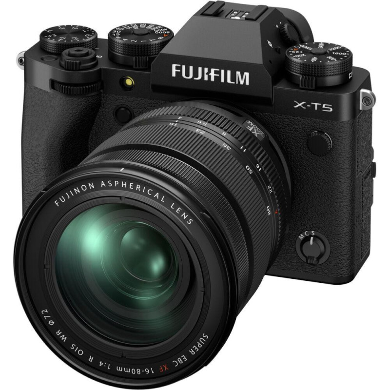Fujifilm Kit X-T5 Noir avec Objectif XF 16-80 mm f/4 R OIS WR