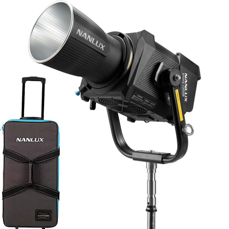 Nanlux Torche LED Evoke 1200B avec Valise Trolley