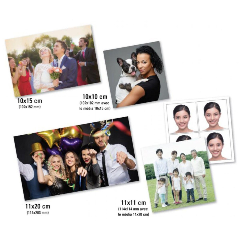 DNP Pack Imprimante QW410 avec 1 Kit 10x15 STD, Sac & WCM2