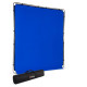Manfrotto Kit Fond Ezyframe 2x2,3m - Chroma Key Bleu