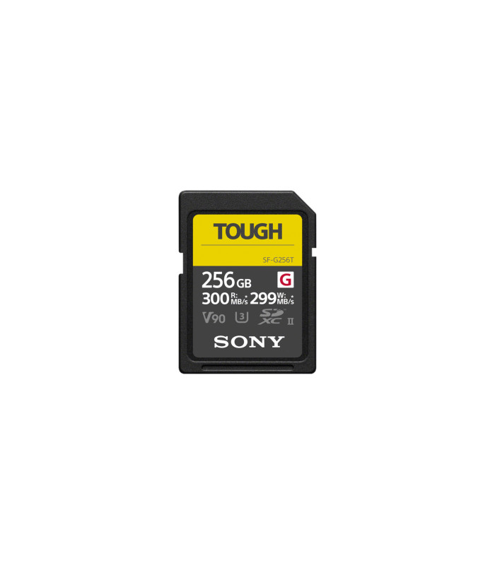 Sony Carte Mémoire SD Série G Tough 256GB R300W299 UHS-II CL 10F