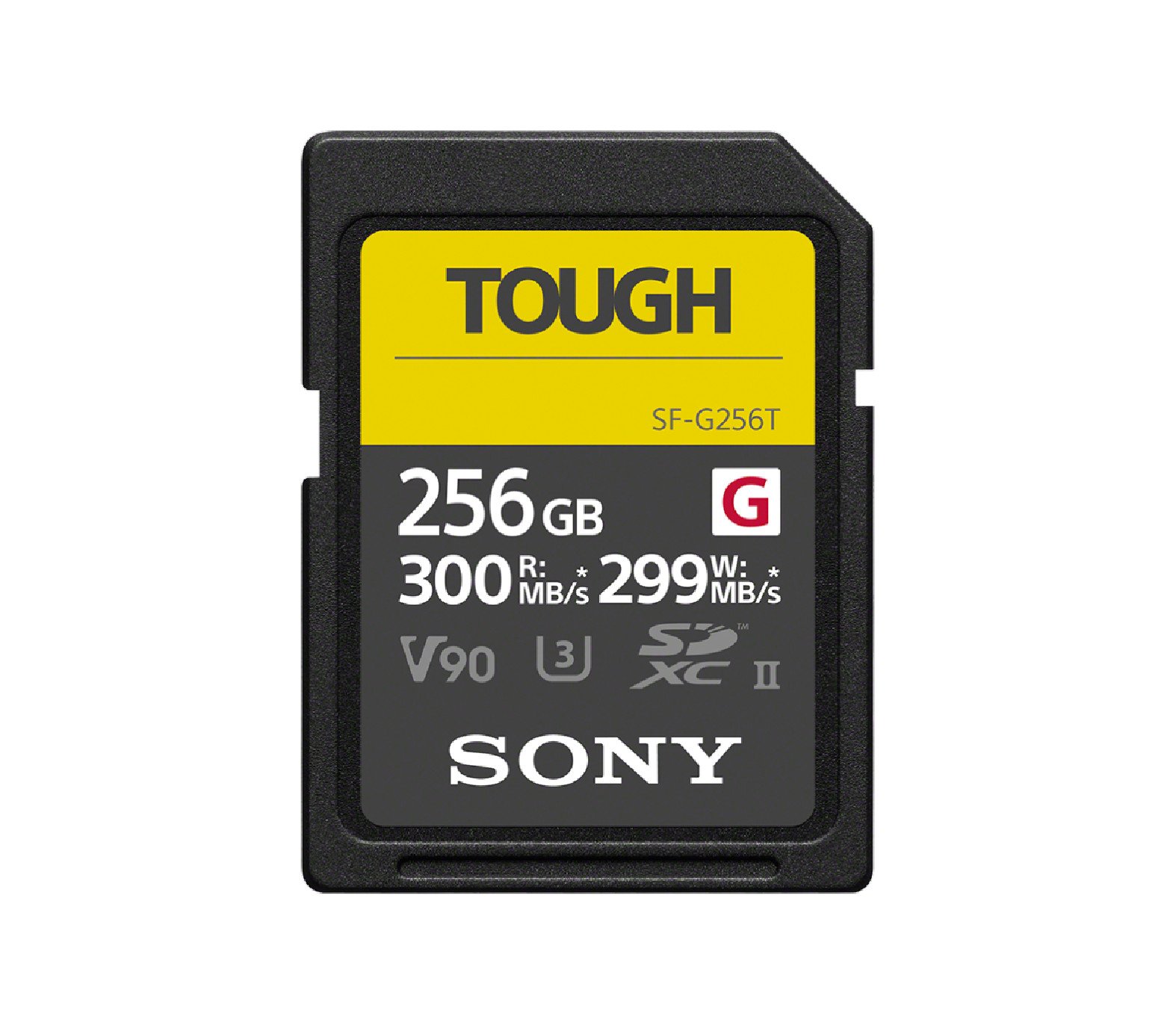 Sony Carte Mémoire SD Série G Tough 256GB R300W299 UHS-II CL 10F - Prophot