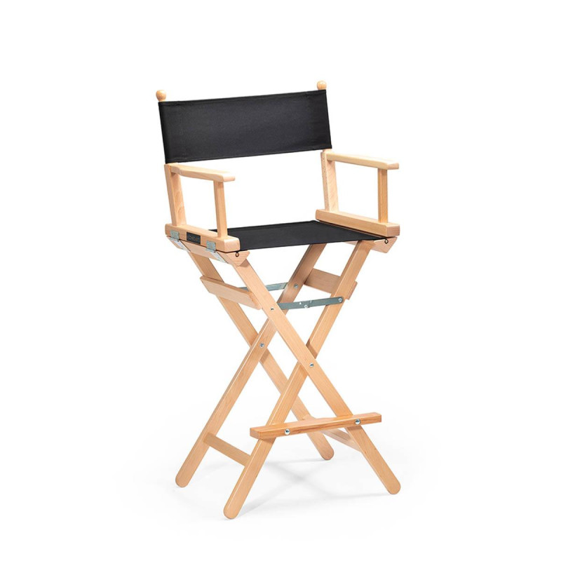 Conecarts Chaise Directeur Haute en hêtre - Naturel