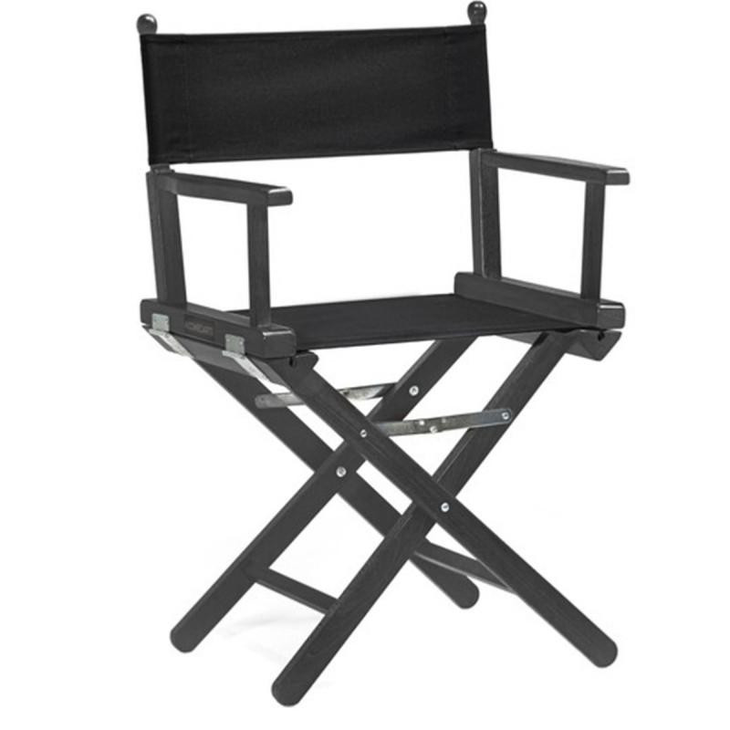 ConeCarts Chaise Réalisateur Basse en hêtre - Noir