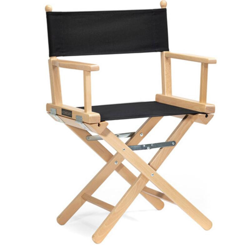 Conecarts Chaise Réalisateur Basse en hêtre - Naturel