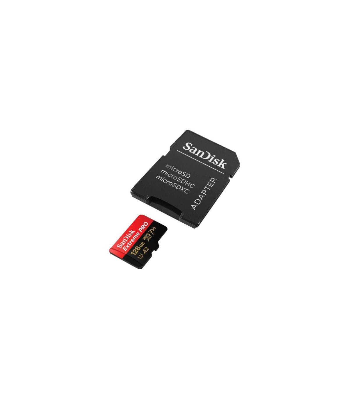 SanDisk SDXC 128 Go Extreme Pro (Class 10, U3) - Lecteurs et cartes  mémoires