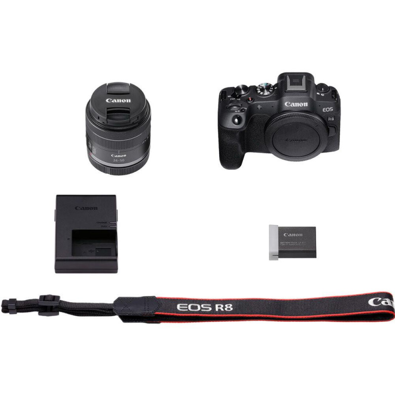 Canon Kit EOS R8 avec Objectif RF 24-50mm f/4.5-6.3 IS STM