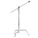 Avenger Kit Pied C-Stand 40 avec Base Reglable et Bras 40\"