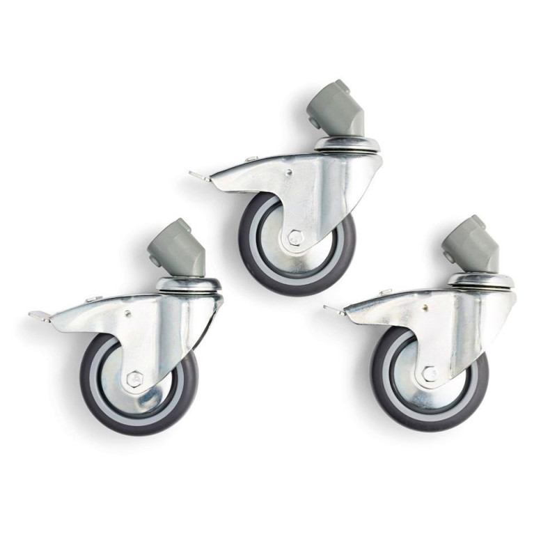 Manfrotto Jeu de 3 Roulettes D.100mm avec Frein 110G