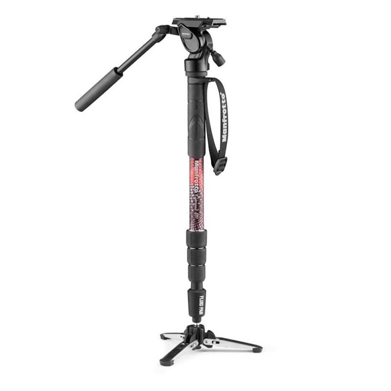 Manfrotto Monopode Vidéo Element MII en aluminium avec Rotule Fluide