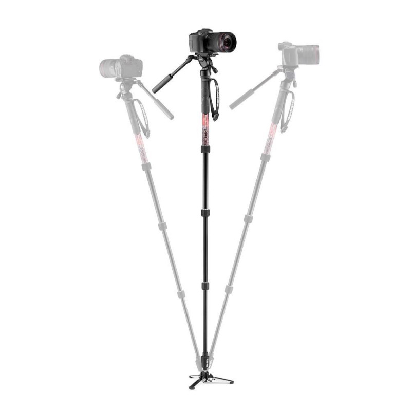 Manfrotto Monopode Vidéo Element MII en aluminium avec Rotule Fluide