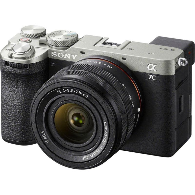 Sony Kit Alpha 7C II Silver avec Objectif FE 28-60mm f/4-5.6