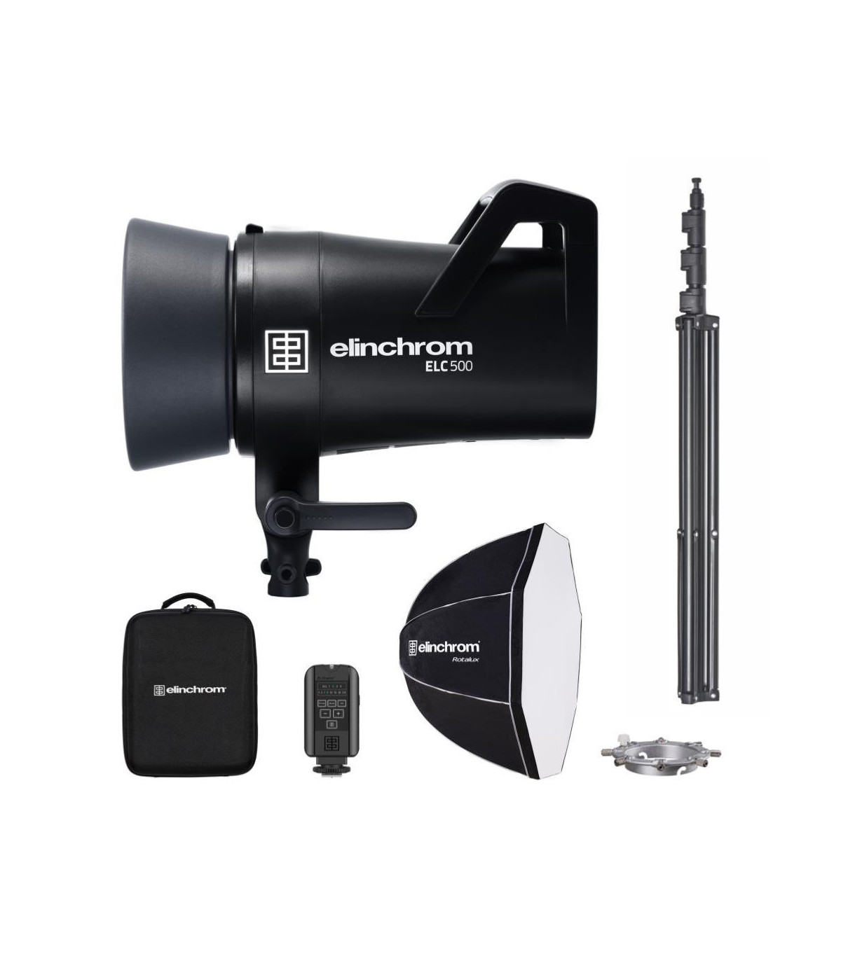 Kit Flash Studio Elinchrom 500 Ch-1020 - Ensemble Complet 2 Pièces