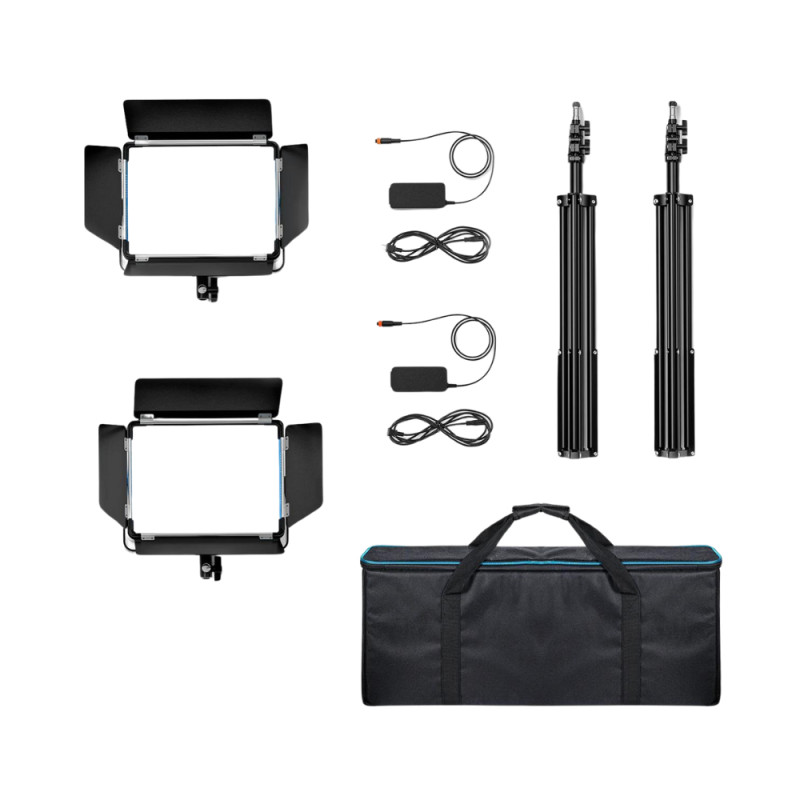 Pixel Kit 2 Panneaux P80 avec Pieds et Sac - Pixel - Prophot