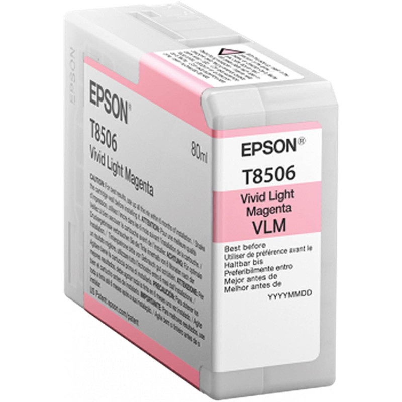 Epson Encre Vivid Magenta Clair T8506 (SC-P800) 