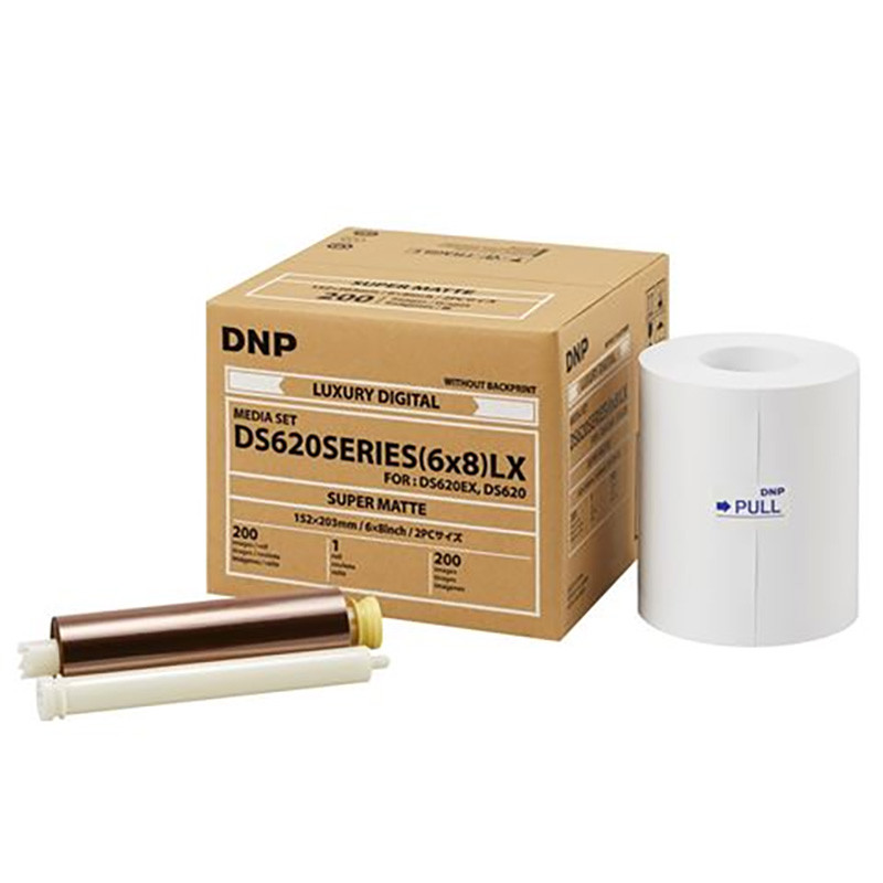 DNP Kit d'impression DS620 Super Mat 10x15-15x15-15x20cm - DNP - Prophot