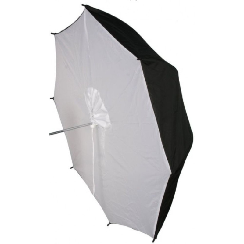 Visico Parapluie 2 en 1 Noir / Argent et Translucide 80 cm - Visico - Prophot