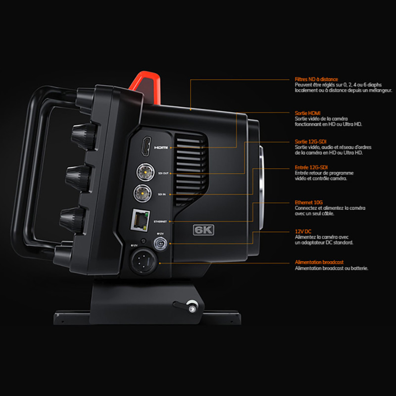 Blackmagic Studio Caméra 6K Pro - Blackmagicdesign - Prophot