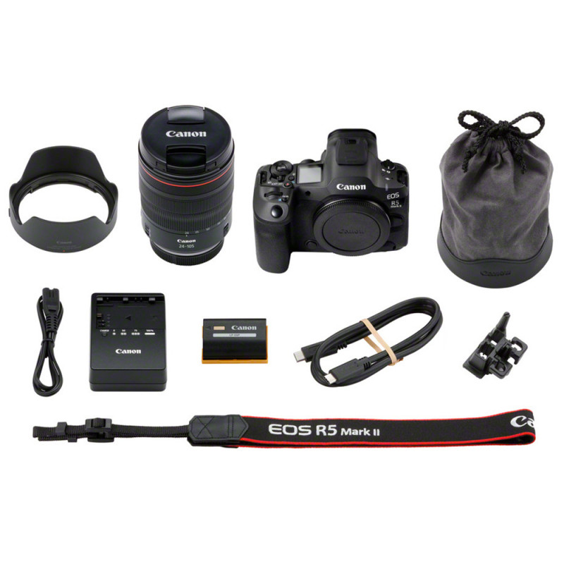 Canon Kit EOS R5 Mark II avec objectif RF 24-105mm f/4L IS USM - Canon - Prophot