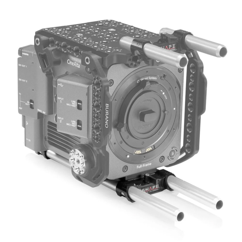 Shape Base plate 15mm pour Caméra Sony Burano - Shape - Prophot