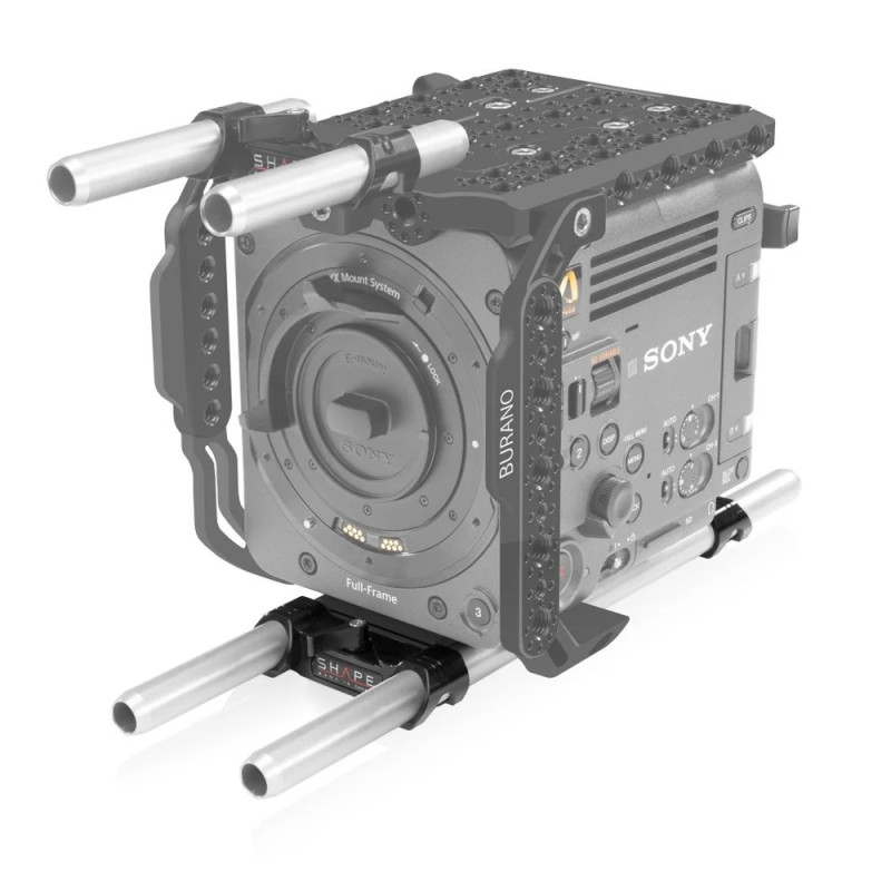 Shape Base plate 15mm pour Caméra Sony Burano - Shape - Prophot