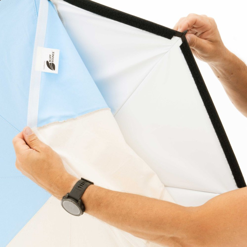 The LightBridge Toile 3ft Unbleached & Blue pour SnapBridge - Light Bridge - Prophot