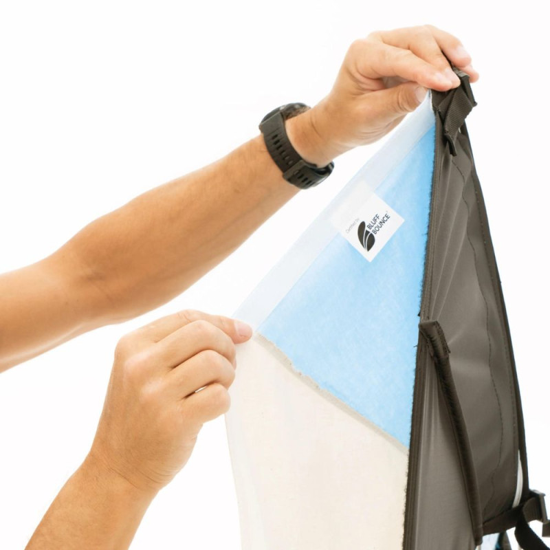 The LightBridge Toile 5ft Unbleached & Blue pour SnapBridge - Light Bridge - Prophot