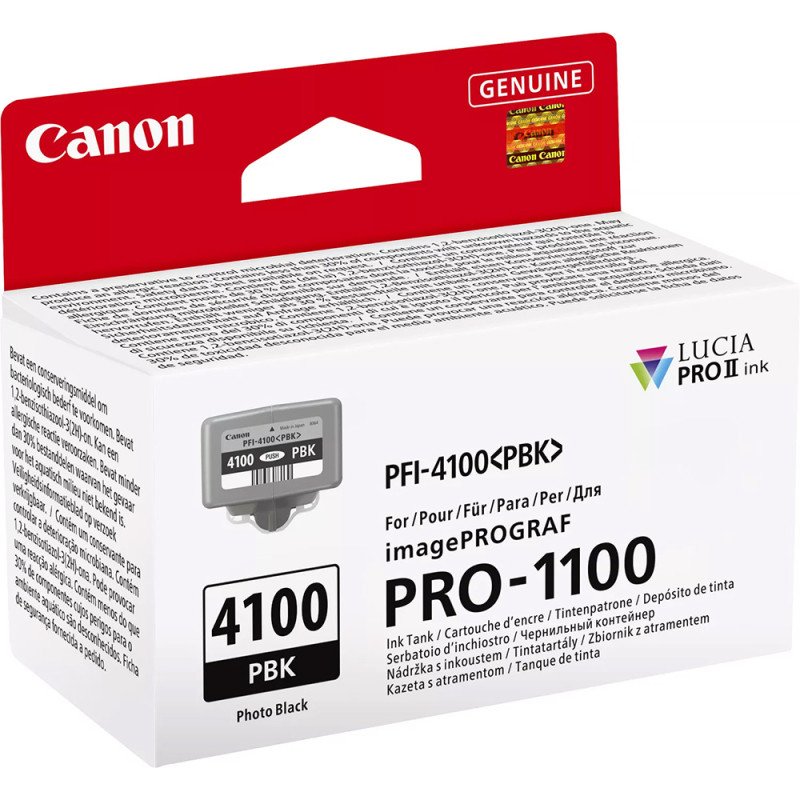 Canon Encre PFI-4100PBK 80ml - Noir Photo - Canon - Prophot