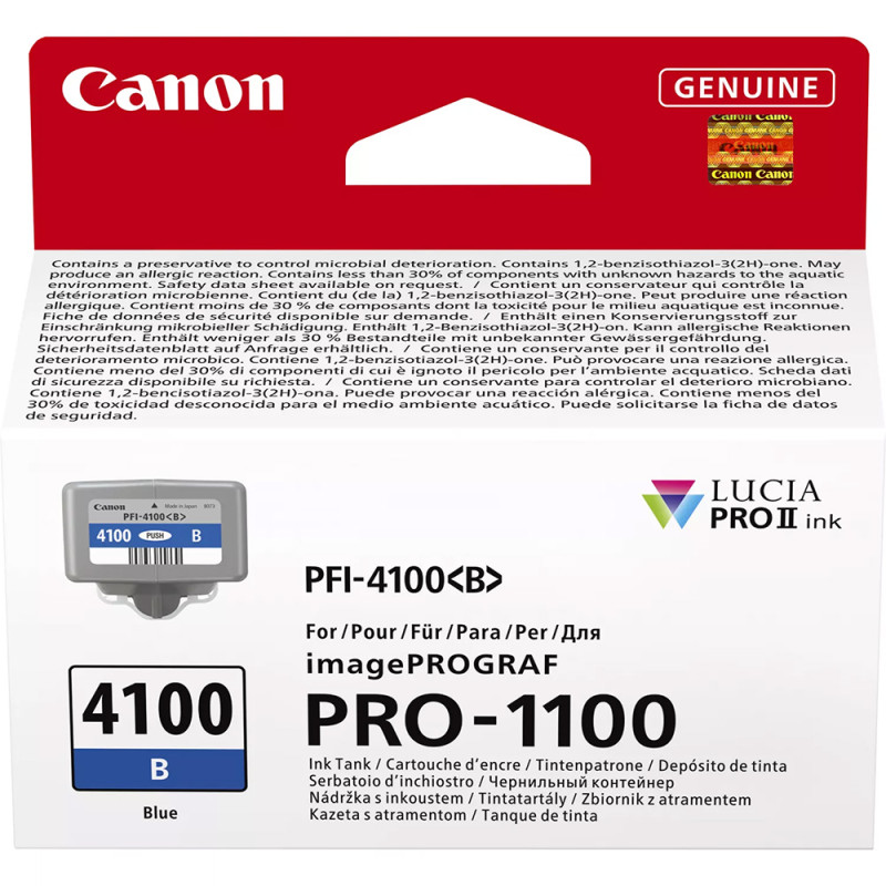 Canon Encre PFI-4100B 80ml - Bleu - Canon - Prophot