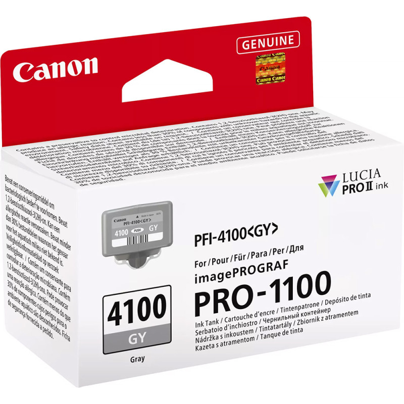 Canon Encre PFI-4100GY 80ml - Gris - Canon - Prophot