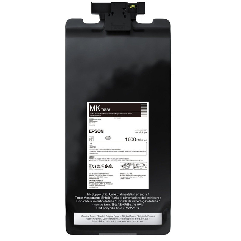 Epson Encre UC Pro12 C13T56F800 1600ml pour SC-P20500 - Noir Mat - Epson - Prophot