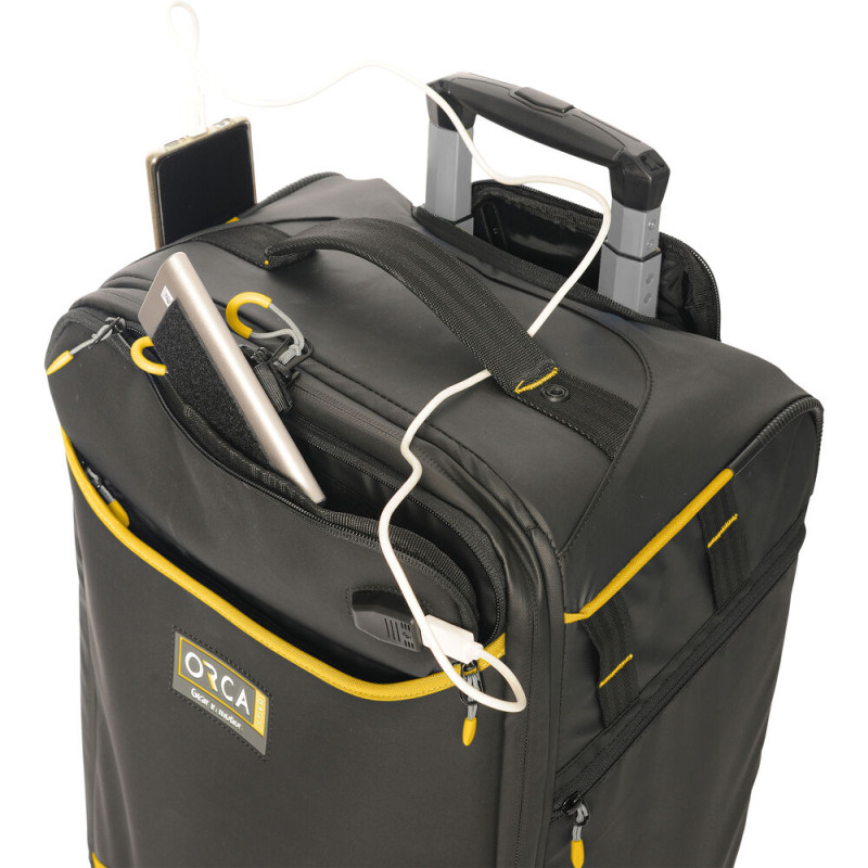 Orca Valise à roulettes OR-516 DSLR avec système Sac à Dos - ORCA  - Prophot