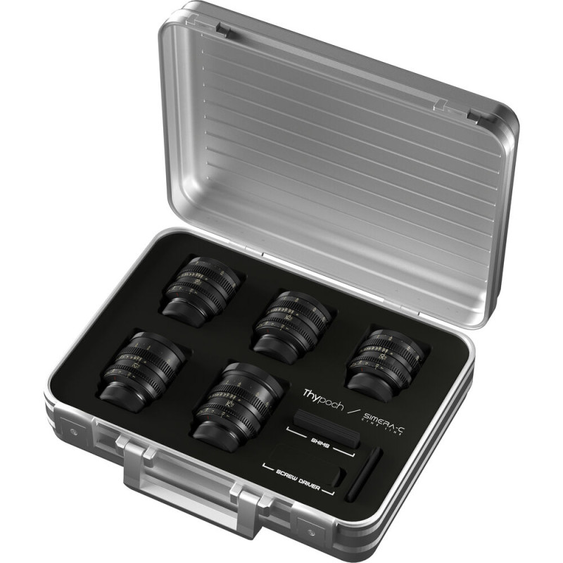 Thypoch Kit Objectifs Cinéma Simera-C 21-28-35-50-75mm T1.5 - M Mount - Thypoch - Prophot