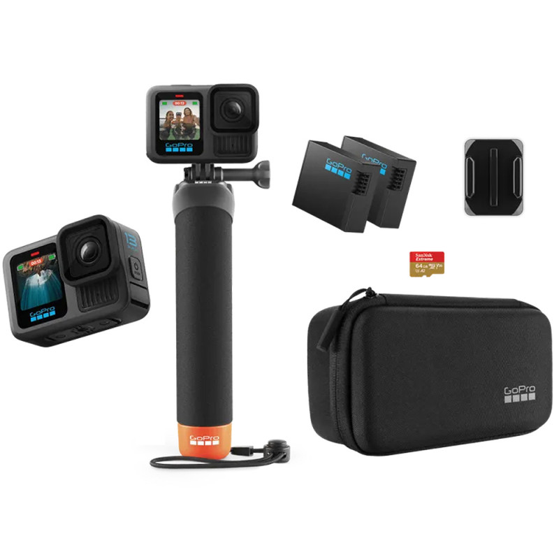 GoPro Bundle Hero13 Black avec Accessoires - GoPro - Prophot