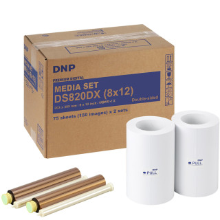DNP Kit d'impression Premium Recto - Verso 20x30cm pour DS820DX -150T
