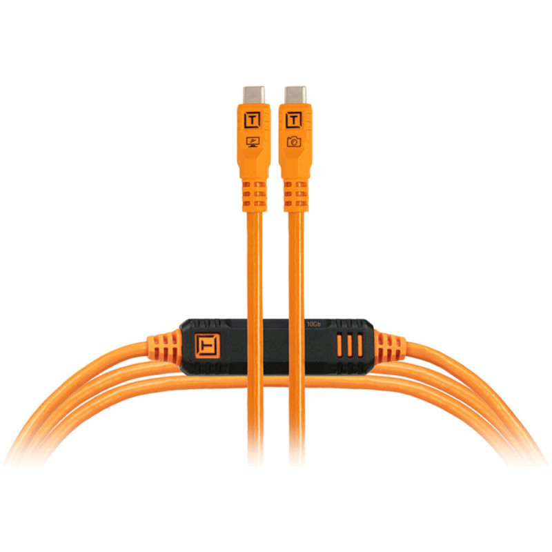 Tethertools Câble Tetherpro Optima 10G USB-C 4,6m - Orange - Tethertools - Prophot