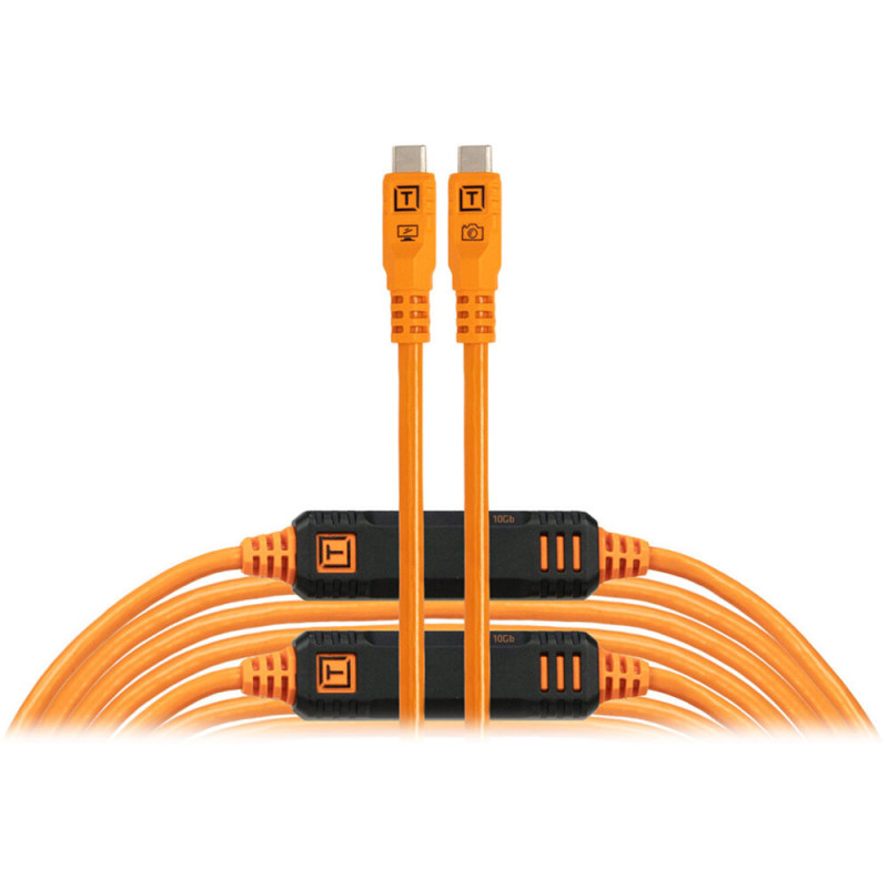 Tethertools Câble Tetherpro Optima 10G USB-C 9,4m - Orange - Tethertools - Prophot