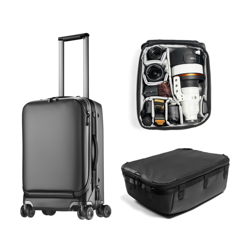 Peak Design Valise Roller Pro Creator Bundle - Noire avec Inserts - Peak Design - Prophot