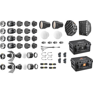 Godox KNOWLED MS60R 4K RGB - Kit 4 Torches LED