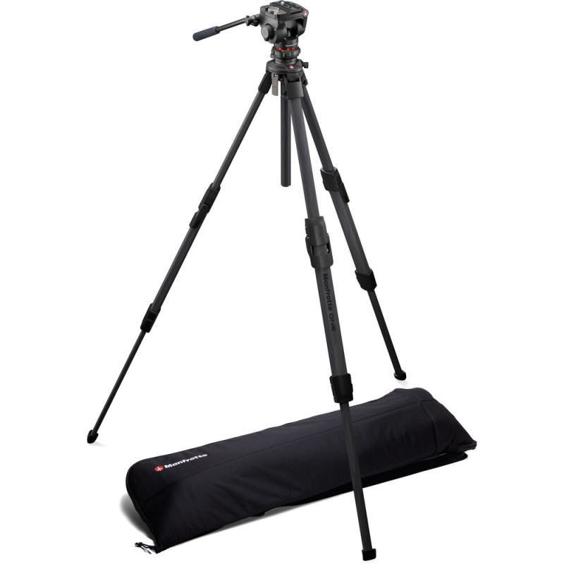 Manfrotto Trépied One Carbone avec Rotule Fluide 500X - Manfrotto - Prophot