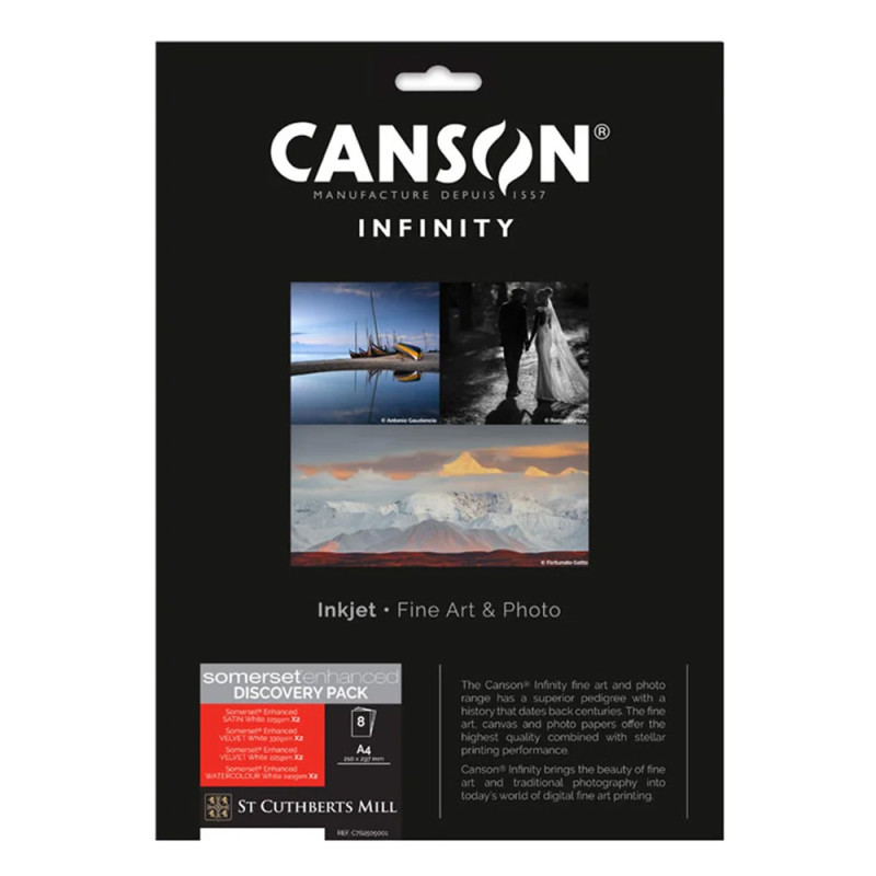 Canson Infinity Pochette Découverte Somerset A4 8f - Canson - Prophot