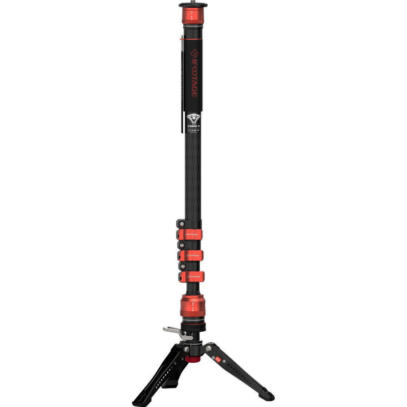 Ifootage Monopode Cobra 3 avec mini-trépied à pédale - Carbone - iFootage  - Prophot