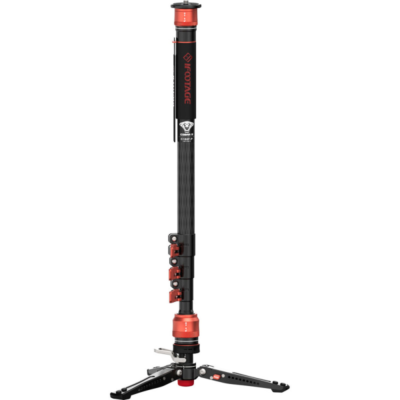 Ifootage Monopode Cobra 3 avec mini-trépied à pédale - Carbone - iFootage  - Prophot