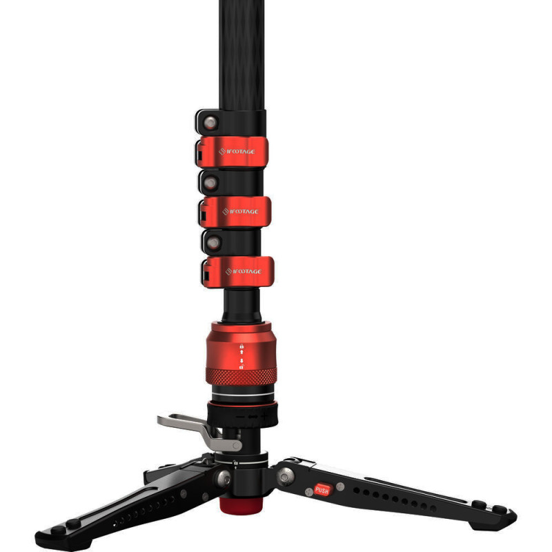 Ifootage Monopode Cobra 3 avec mini-trépied à pédale - Carbone - iFootage  - Prophot
