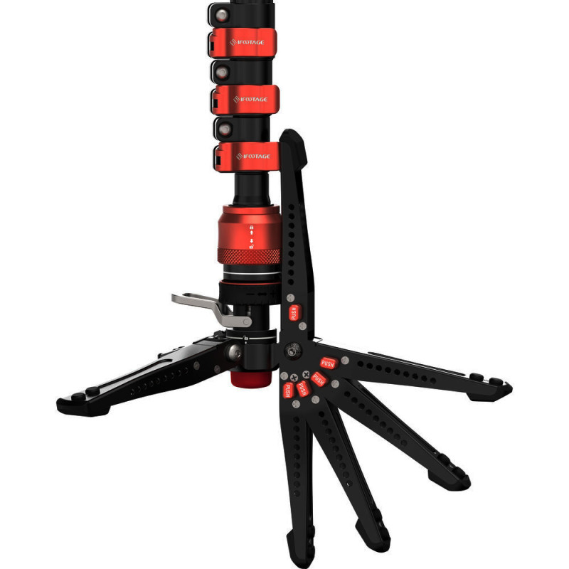 Ifootage Monopode Cobra 3 avec mini-trépied à pédale - Carbone - iFootage  - Prophot
