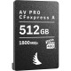 Angelbird Carte Mémoire AV Pro Cfexpress Type A 1800 MB/s - 512 Go - Angelbird - Prophot